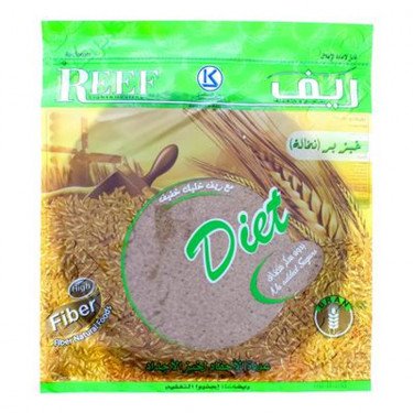 خبز ريف بر نخالة دايت