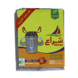 أكياس نفايا موج 30 جالون ×25 حبة×20 ربطة*