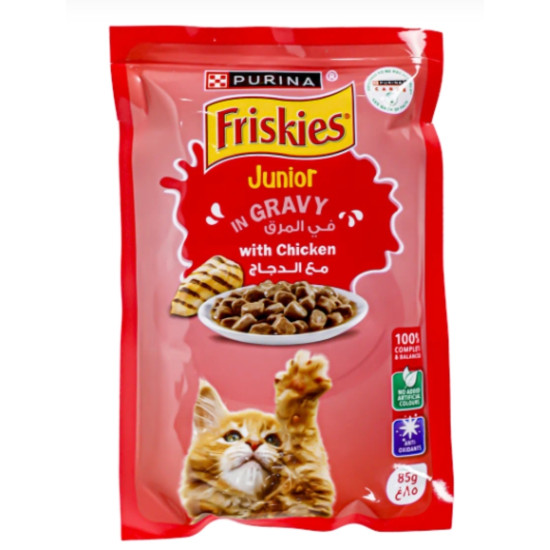 أكل قطط فريسكيز جونيور 85 جم