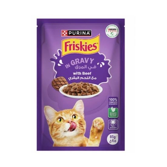 أكل قطط فريسكيز لحم 85 جم