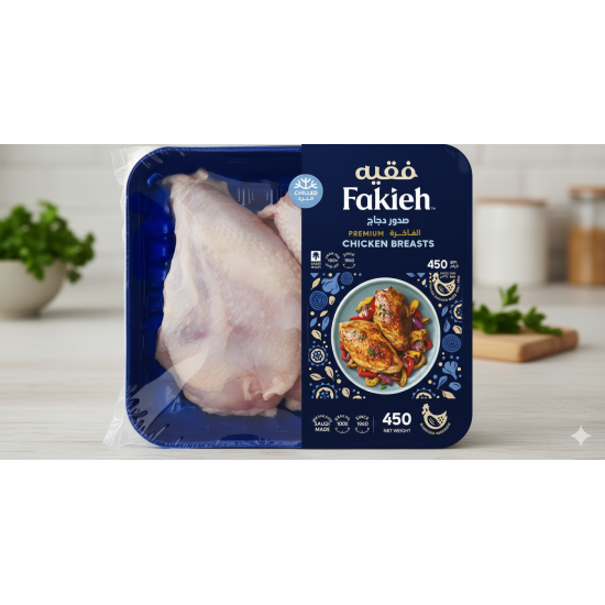 صدور دجاج بالعظم فقيه مبرد 450 جم