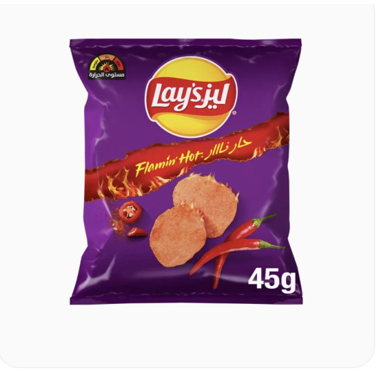 بطاطس ليز حار نار 45 جم