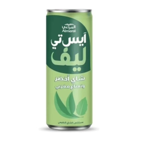 أيس تي ليف شاي اخضر ونعناع مغربي 240 مل 