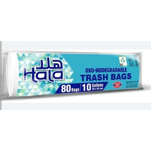 اكياس نفايا سلة هلا رول 80 كيس 10 جالون 