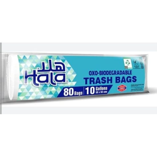 اكياس نفايا سلة هلا رول 80 كيس 10 جالون 
