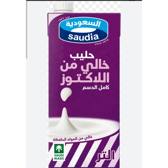 حليب السعودية خالي من اللاكتوز 1 لتر 