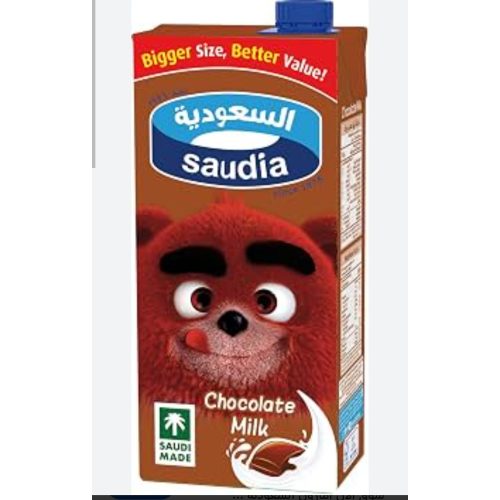 حليب السعودية الشكولاتة 1 لتر