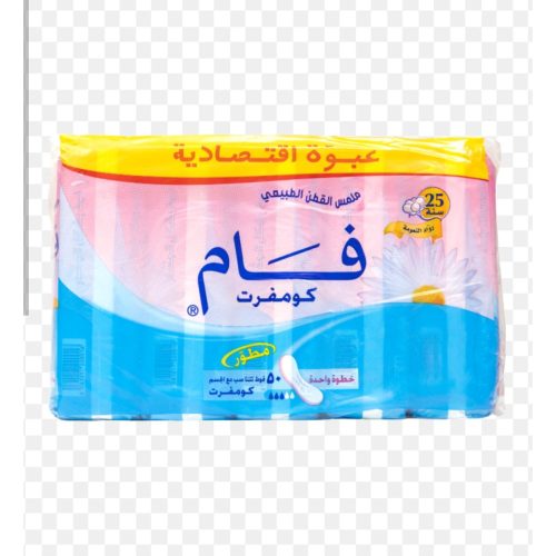 فام كمفرت عادي 50 فوطة عبوة اقتصادية