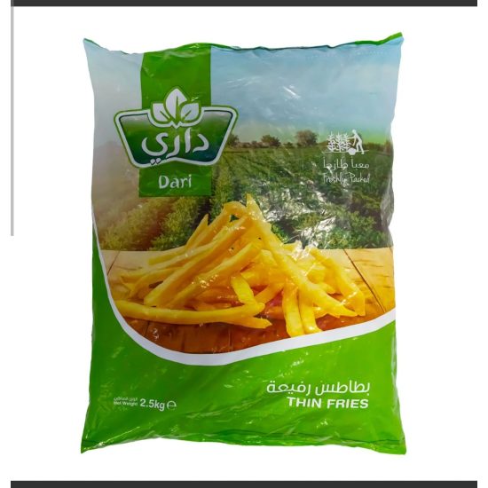 بطاطس داري مجمد 2.5 كيلو 