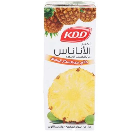عصير كي دي دي أناناس 180 مل 