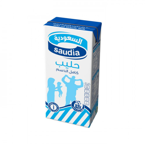 حليب السعودية كامل الدسم 500 مل