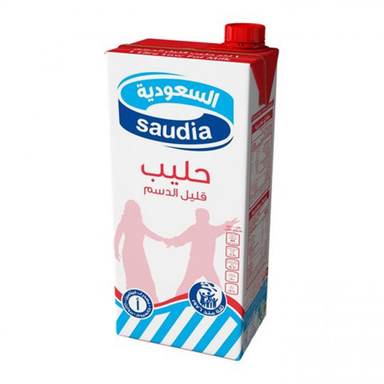 حليب السعودية قليل الدسم 1 لتر