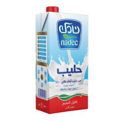 حليب نادك طويل الاجل قليل الدسم 1 لتر