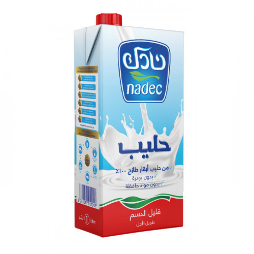 حليب نادك طويل الاجل قليل الدسم 1 لتر