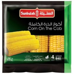 ذرة أكواز السنبلة 4 قطع 840 جم