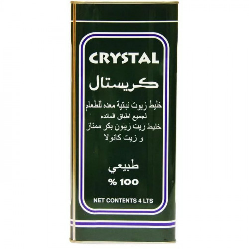 زيت زيتون كرستال 4 لتر