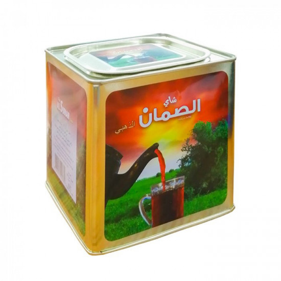 شاي الصمان علب مربع 360 جم