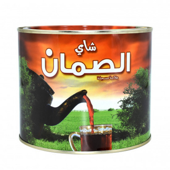 شاي الصمان علب مدور 360 جم شاي الصمان علب مدور 360 جم
