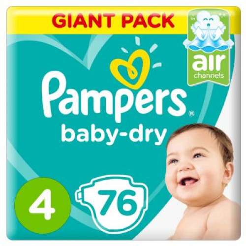 بامبرز 4 كبير ميجا 76 حبة