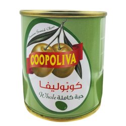 زيتون كوبوليفا أخضر حبة كاملة علب 100 جم