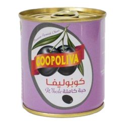 زيتون كوبوليفا أسود حبة كاملة علب 100 جم