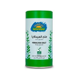 ملح الهيمالايا مطحون ناعم عضوي أرض الطبيعه 250 جم