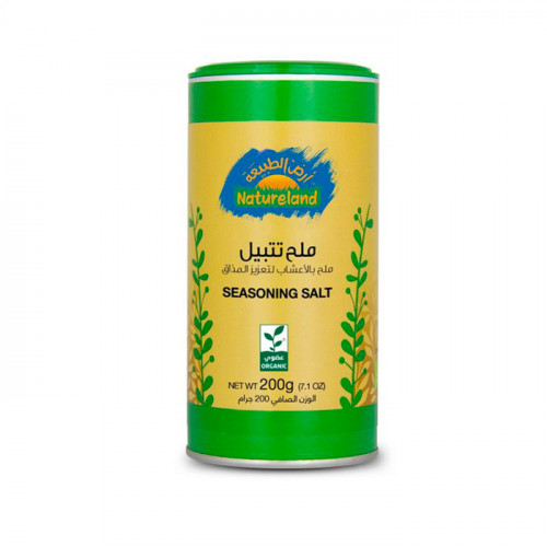 ملح تتبيل عضوي لتعزيز المذاق أرض الطبيعه 200 جم ملح تتبيل عضوي لتعزيز المذاق أرض الطبيعه 200 جم