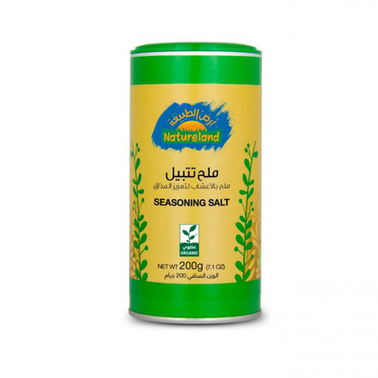 ملح تتبيل عضوي لتعزيز المذاق أرض الطبيعه 200 جم
