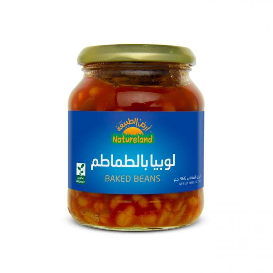 لوبيا بالطماطم عضوي أرض الطبيعه 360 جم لوبيا بالطماطم عضوي أرض الطبيعه 360 جم