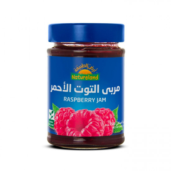 مربى التوت الأحمر عضوي أرض الطبيعة 200 جم