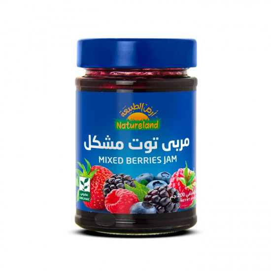 مربى توت مشكل عضوي أرض الطبيعة 200 جم