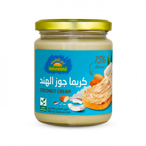 كريما جوز الهند عضوي أرض الطبيعه 250 جم كريما جوز الهند عضوي أرض الطبيعه 250 جم