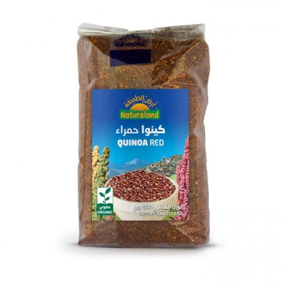 كينوا حمراء أرض الطبيعه 500 جم كينوا حمراء أرض الطبيعه 500 جم