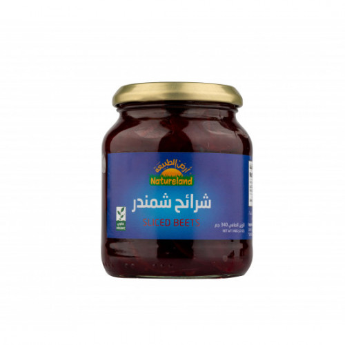 شرائح شمندر عضوي أرض الطبيعه 340 جم