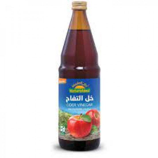 خل التفاح غير مفلتر عضوي أرض الطبيعه 750 مل