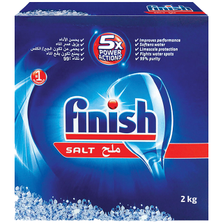 فنش ملح لغسيل الصحون ربطة 2 × 2 كيلو ( خصم 25% )