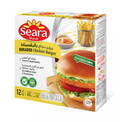 برجر دجاج سيارا بالبقسماط 672 جم