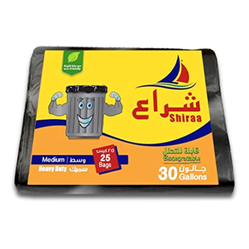 أكياس نفايا شراع رول 30 جالون 25 كيس
