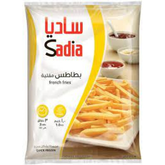 كرتون بطاطس مجمدة ساديا 1 كيلو 