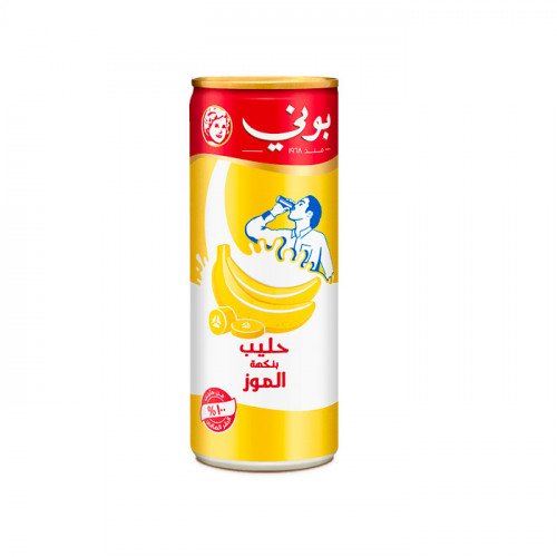 كرتون حليب بوني موز علب 250 مل* 