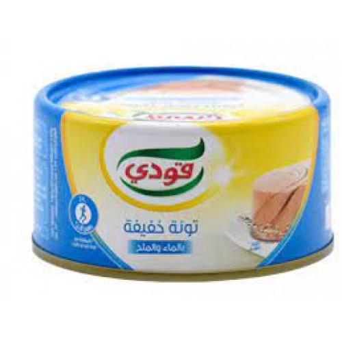 تونة قودي بالماء كبير 185 جم