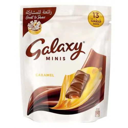 شوكولاتة جالكسي قطع كراميل كيس 182 جم