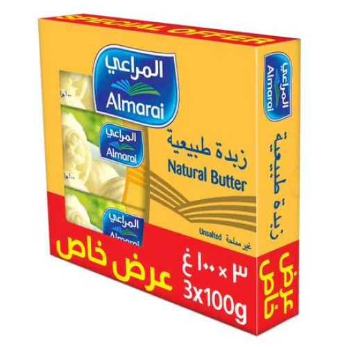 زبدة المراعي 3×100 جم