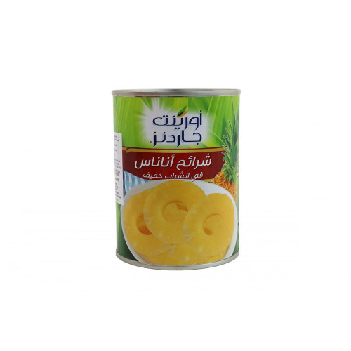 شرائح أناناس حدائق أورينت 8 أونز