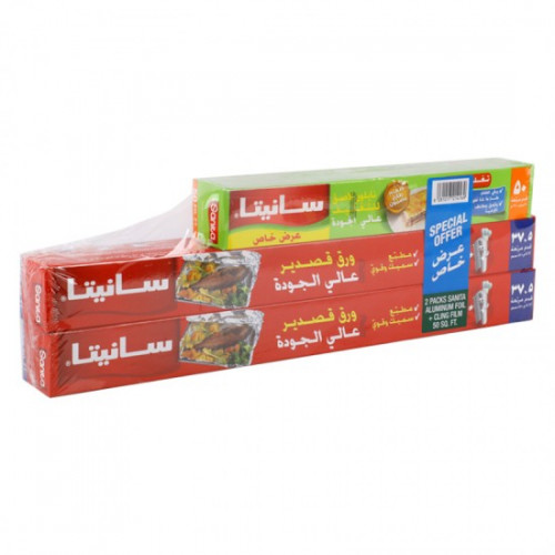 قصدير سانيتا طويل 2×37.5 قدم + هدية