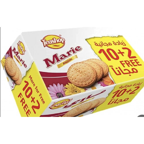 بسكويت ماري تيشوب 75جم (10+2)* علبة