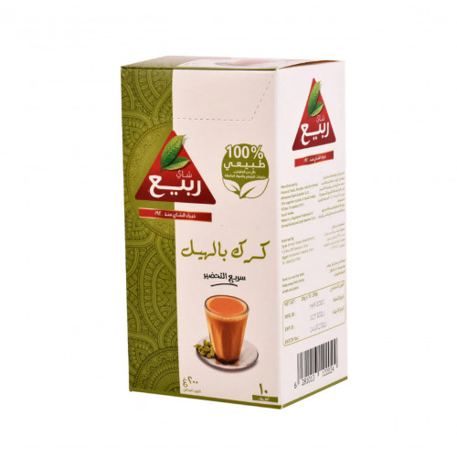 شاي ربيع ظروف كرك بالهيل 10× 20جم 