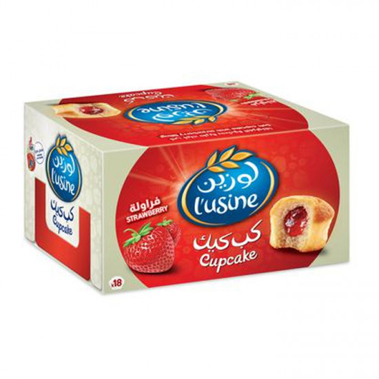 كوب كيك لوزين فراولة 30 جم