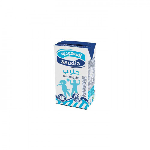 حليب السعودية كامل الدسم 125 مل