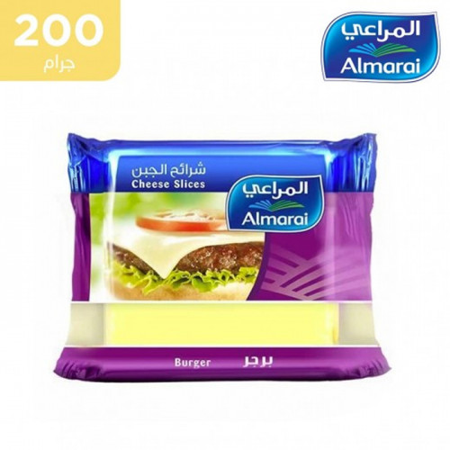 جبنة شرائح برجر المراعي 200جم